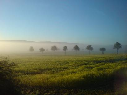 Blick aus Zugfenster